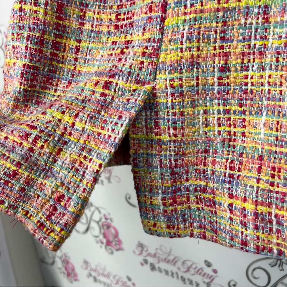 Merona skirt tweed multicolor rainbow 🌈 pencil Colorful Tweed Skirt - Picture 5 of 7